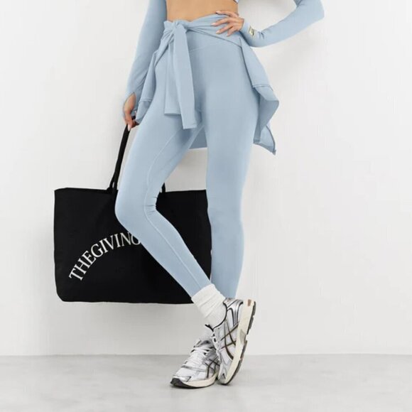 The Giving Movement Pants - The Giving Movement High-Rise Legging Powder Blue Activewear Workout Size S